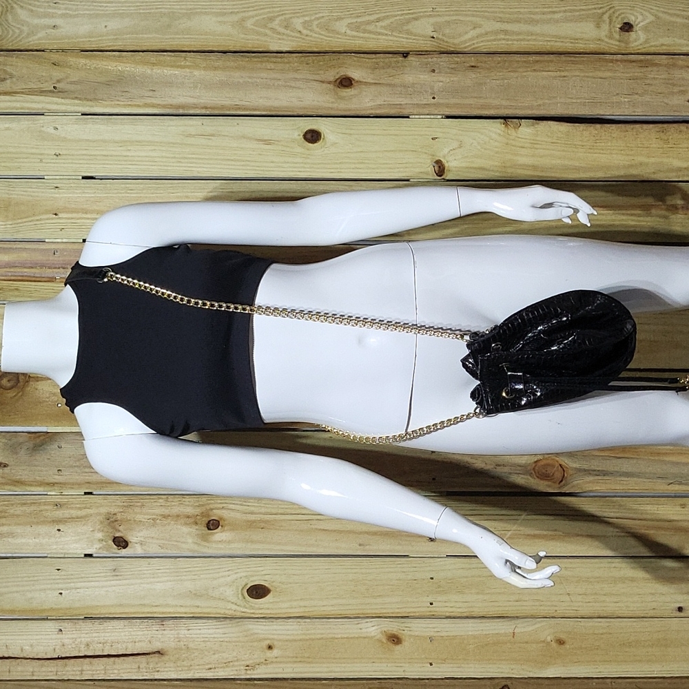 Cache Reptile Black Bucket Crossbody - image 3